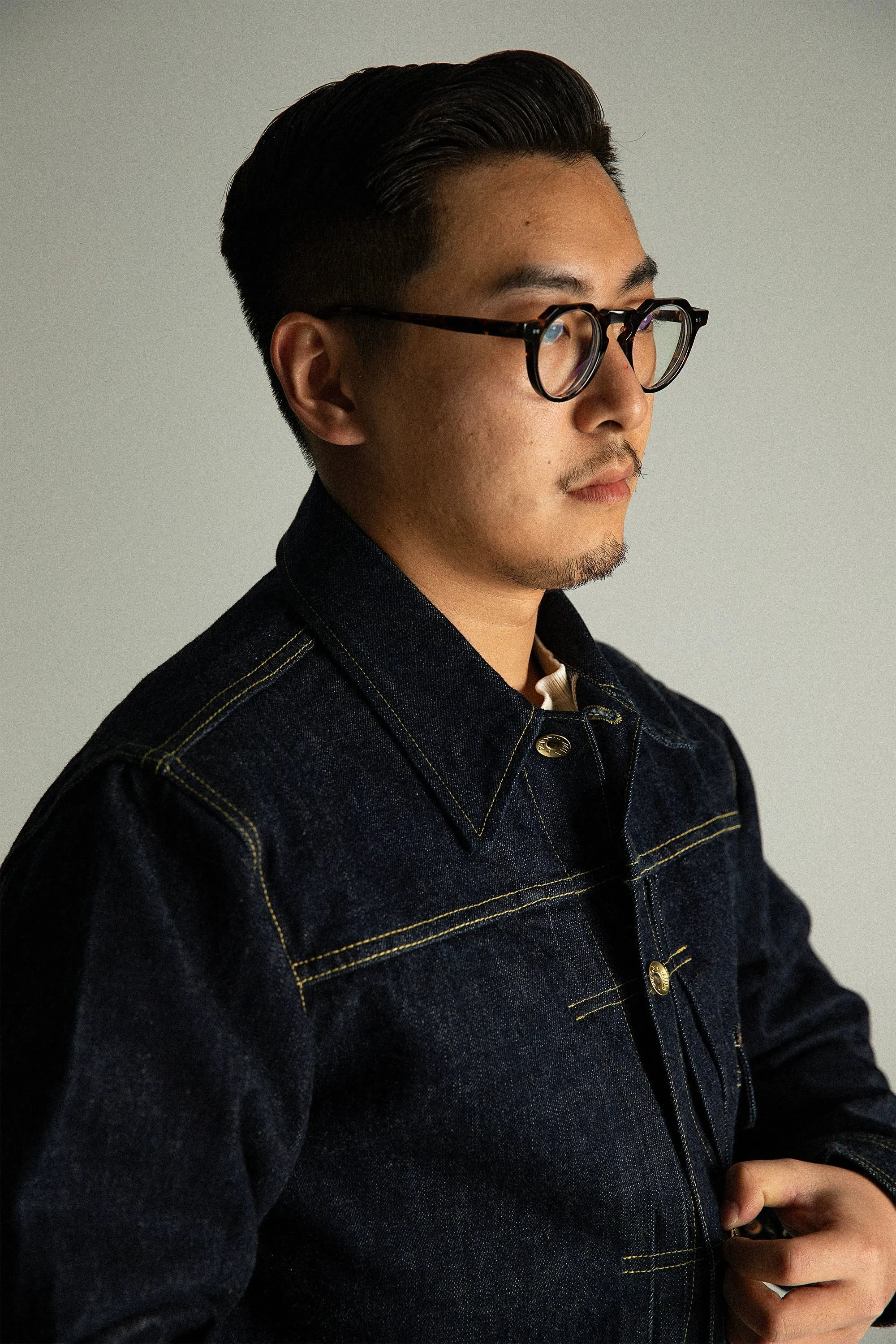 1940s Vintage Style Denim Jacket