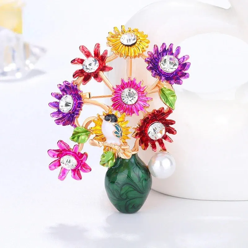 Babar Leather Brooch Pin