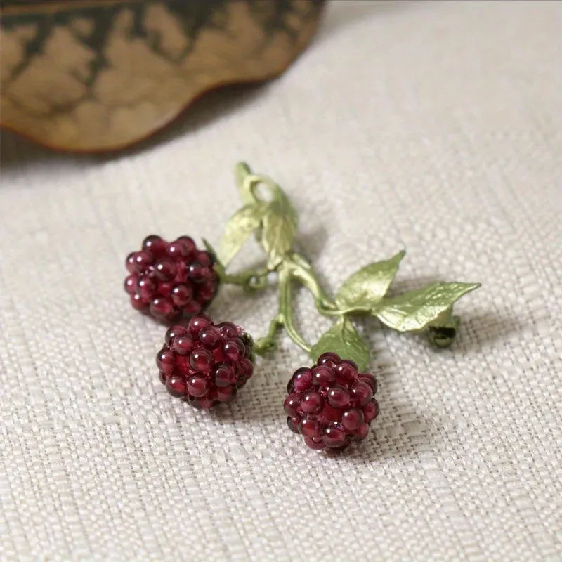 Babar Leather Brooch Pin