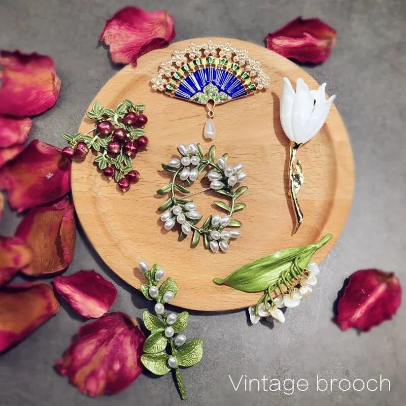Babar Leather Brooch Pin
