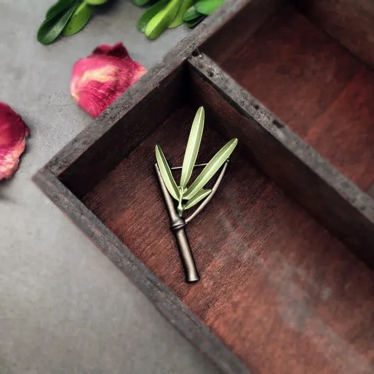 Babar Leather Brooch Pin