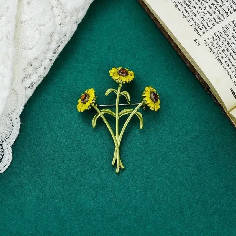 Babar Leather Brooch Pin