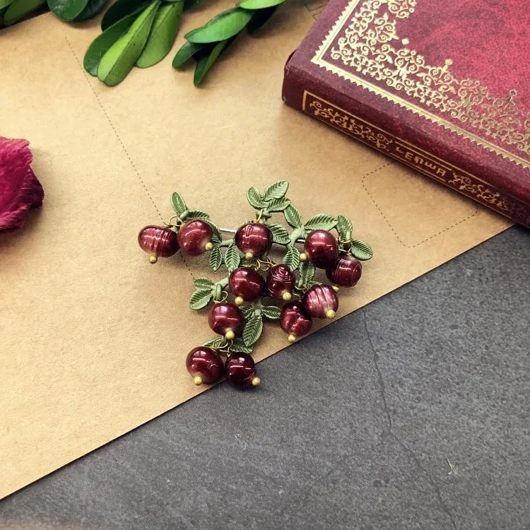 Babar Leather Brooch Pin