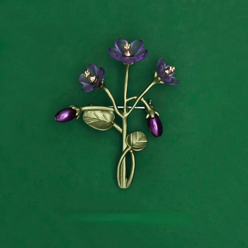 Babar Leather Brooch Pin