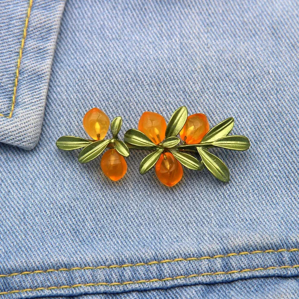 Babar Leather Brooch Pin