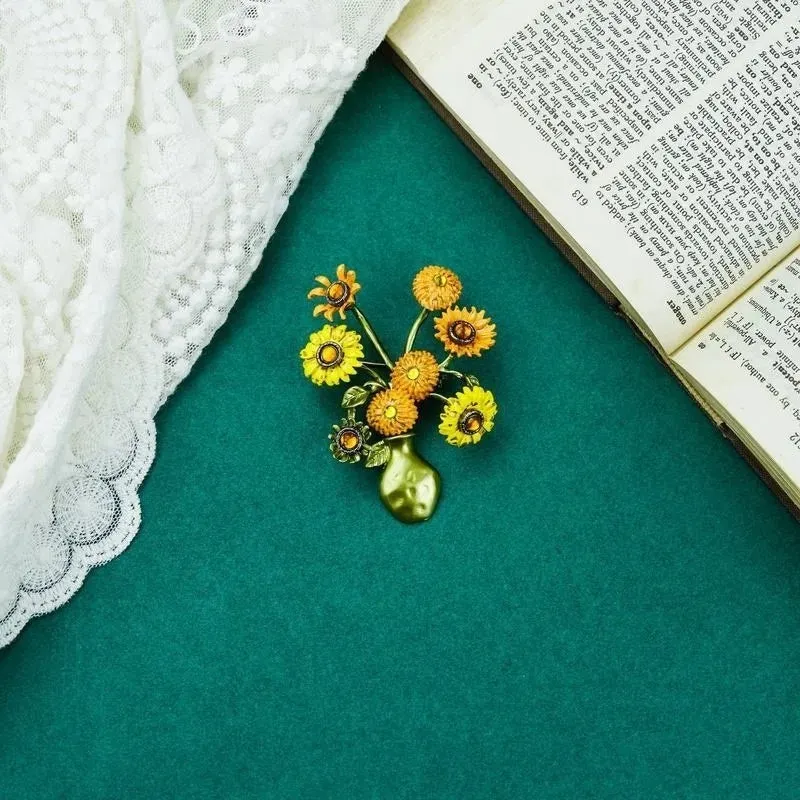 Babar Leather Brooch Pin