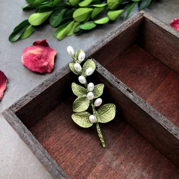 Babar Leather Brooch Pin