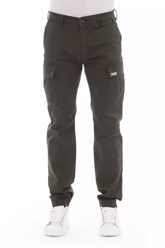Baldinini Trend Chic Army Cargo Trousers for Men