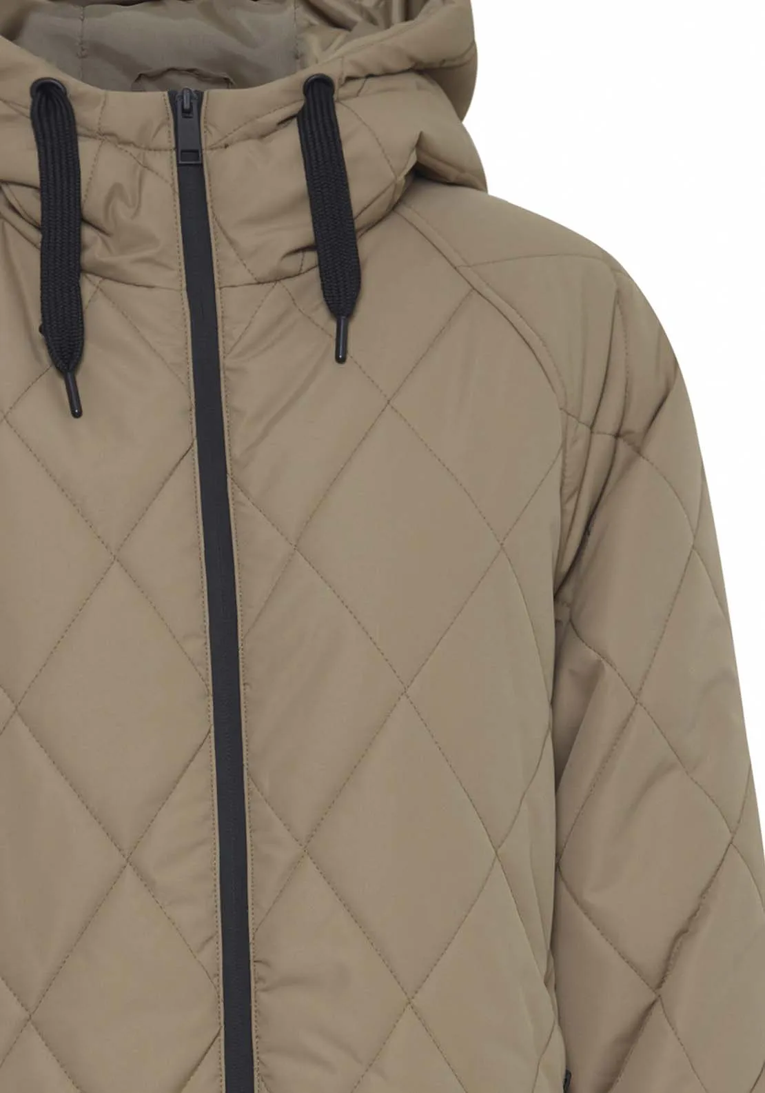 Belis Long Sleeve Coat - Sepia Tint