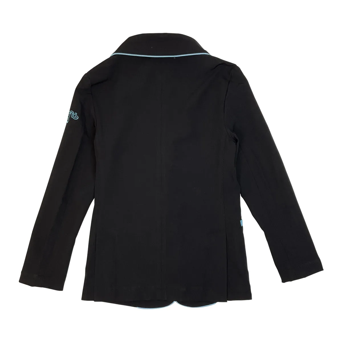 Belle & Bow Show Coat Sweetheart in Black/Turquoise - Children's 5