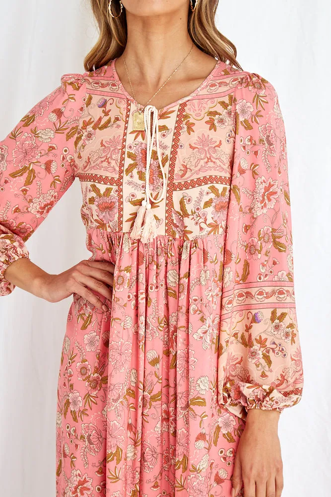 Botticelli Midi Dress Pink