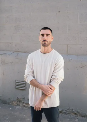 Boxy Long Sleeve Tee / Moonbeam