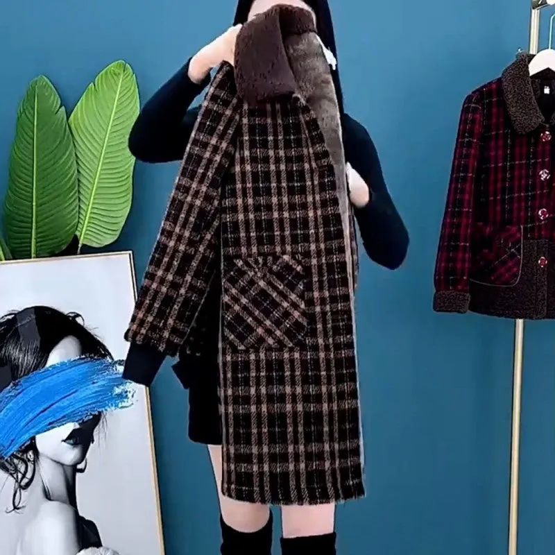 🎅Christmas Sale 51%🔥OFF Padded and Thickened Women's Mid-Length Coat🔥