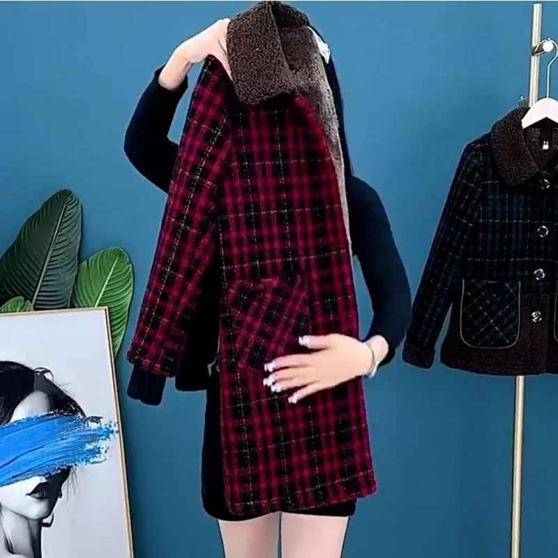🎅Christmas Sale 51%🔥OFF Padded and Thickened Women's Mid-Length Coat🔥