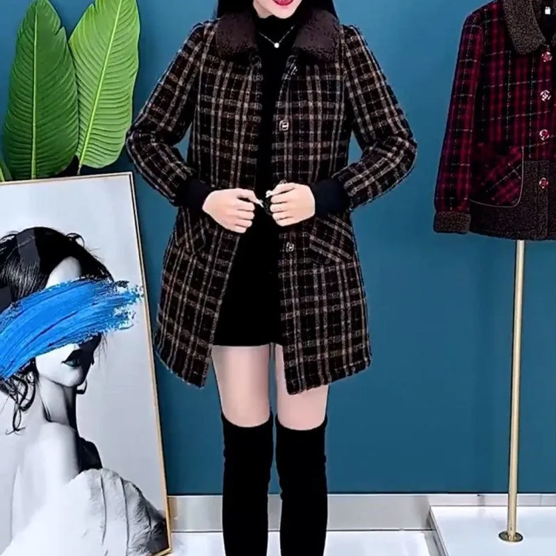 🎅Christmas Sale 51%🔥OFF Padded and Thickened Women's Mid-Length Coat🔥