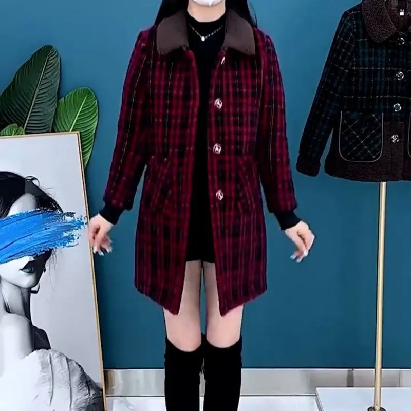 🎅Christmas Sale 51%🔥OFF Padded and Thickened Women's Mid-Length Coat🔥