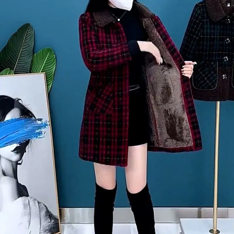 🎅Christmas Sale 51%🔥OFF Padded and Thickened Women's Mid-Length Coat🔥