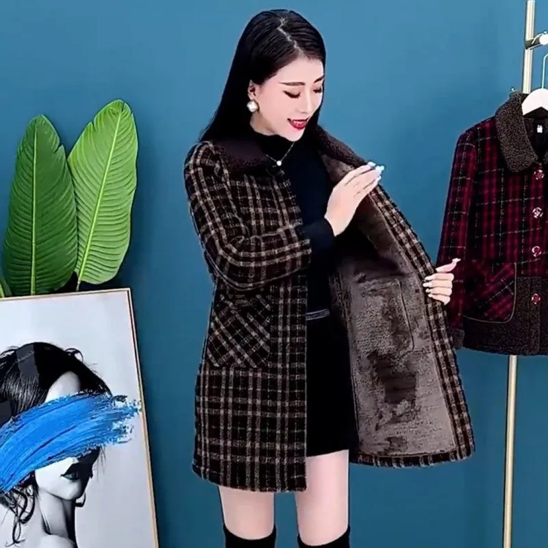 🎅Christmas Sale 51%🔥OFF Padded and Thickened Women's Mid-Length Coat🔥