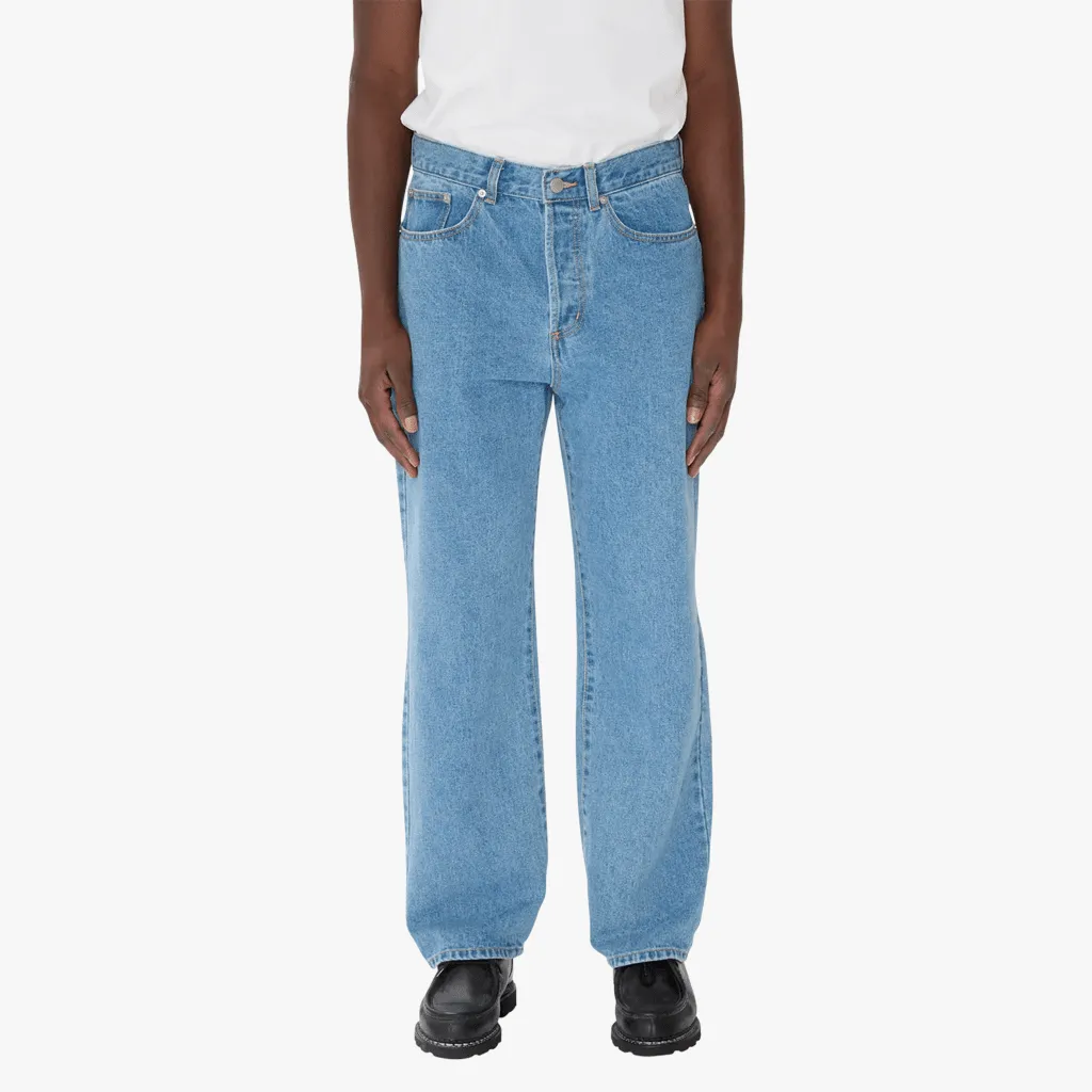Classic baggy denim pants - Light indigo