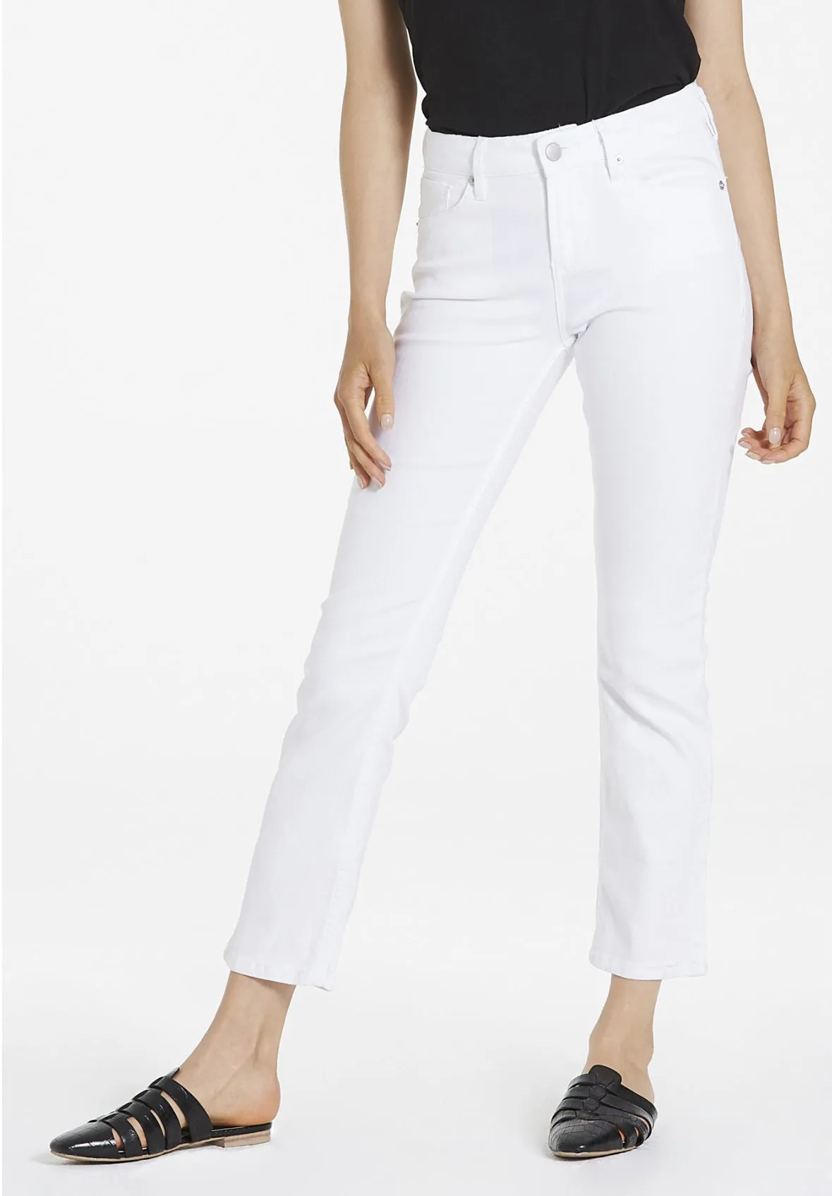 Dear John: Blaire Straight Leg Jeans in White White