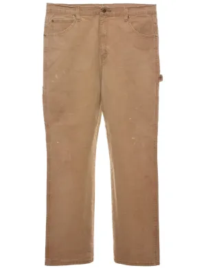 Dickies Light Brown Classic Workwear Jeans - W36 L34