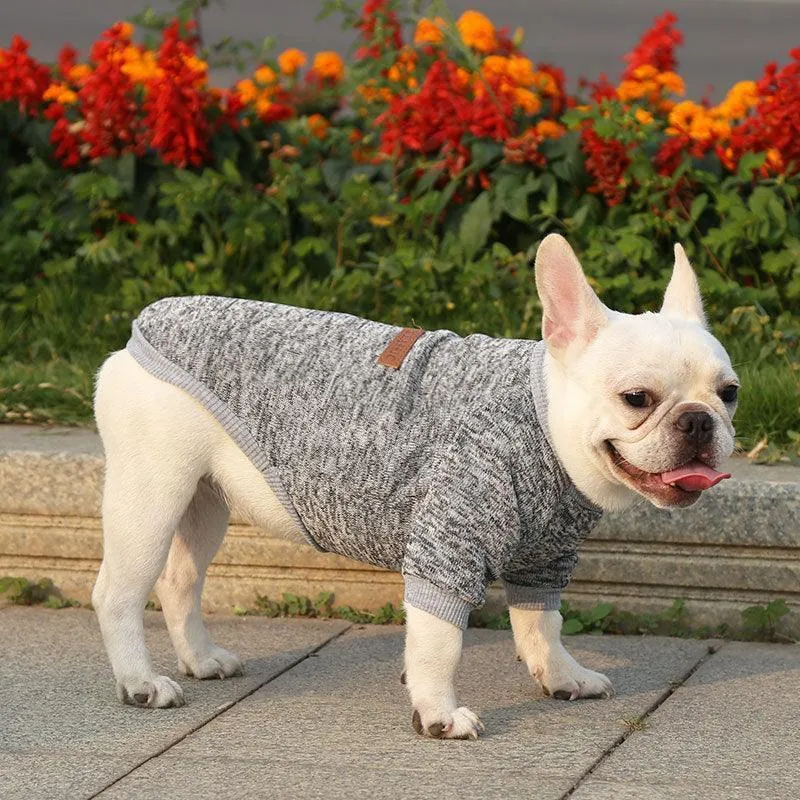 Dog Sweater Soft Thickening Warm Pup Dogs Shirt Winter Puppy Sweater