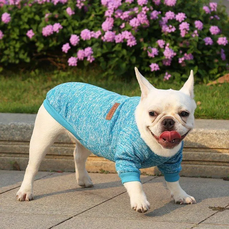 Dog Sweater Soft Thickening Warm Pup Dogs Shirt Winter Puppy Sweater