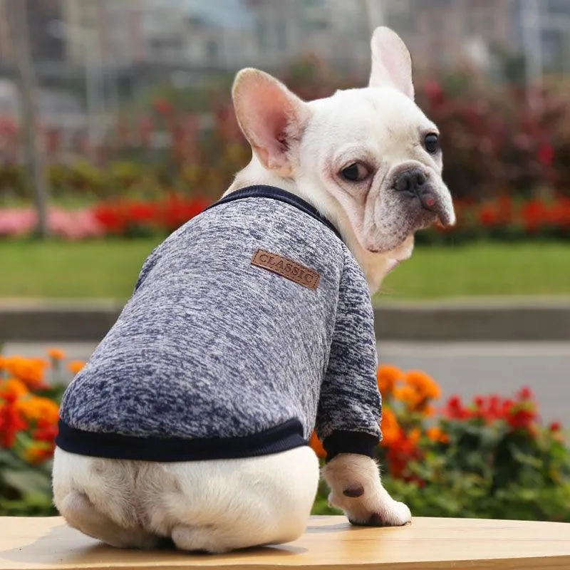 Dog Sweater Soft Thickening Warm Pup Dogs Shirt Winter Puppy Sweater