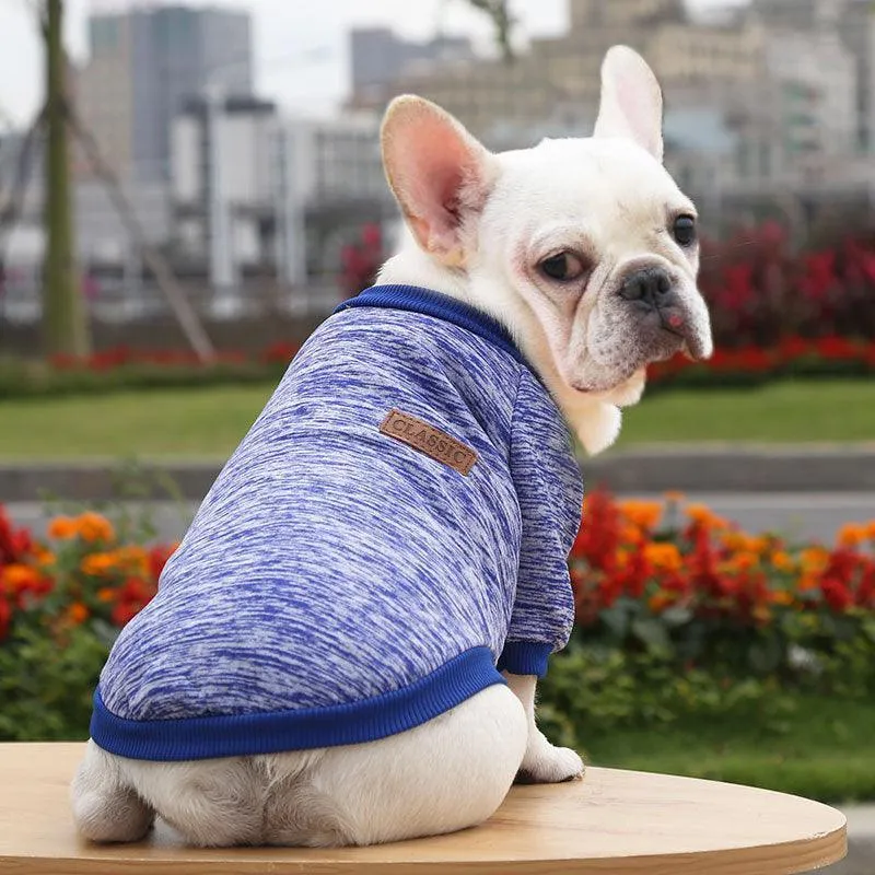 Dog Sweater Soft Thickening Warm Pup Dogs Shirt Winter Puppy Sweater