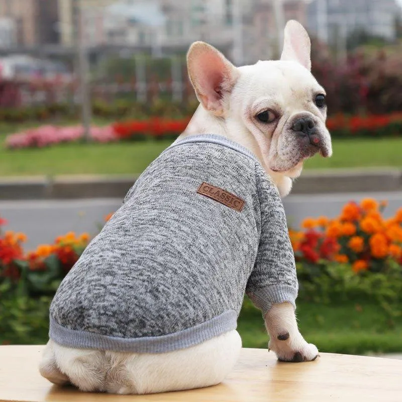 Dog Sweater Soft Thickening Warm Pup Dogs Shirt Winter Puppy Sweater