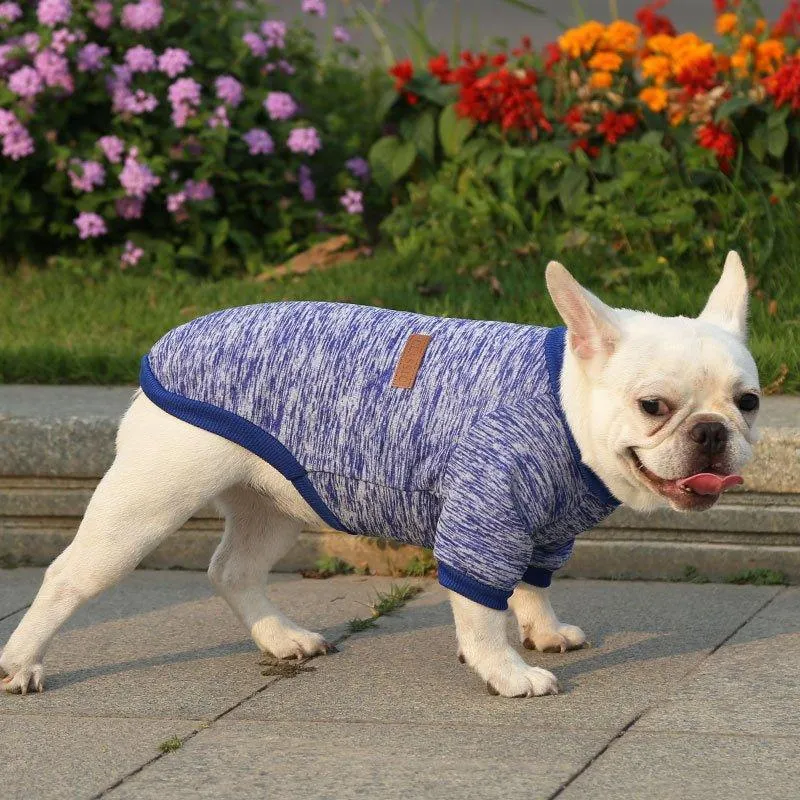 Dog Sweater Soft Thickening Warm Pup Dogs Shirt Winter Puppy Sweater