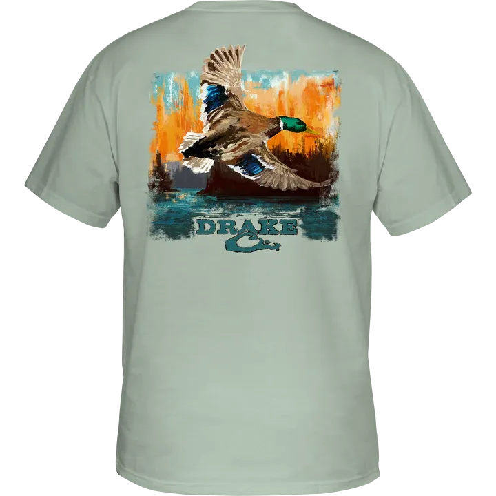 DRAKE WATERCOLOR MALLARD T-SHIRT