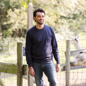 Fluff Alpaca Classic Crewneck Baby Alpaca Sweater