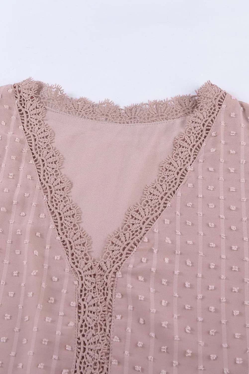Gentle Lady Short Sleeve V Neck Blouse