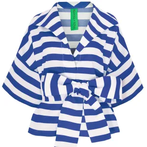 Greek Blouse Claudia - Naftis Blue