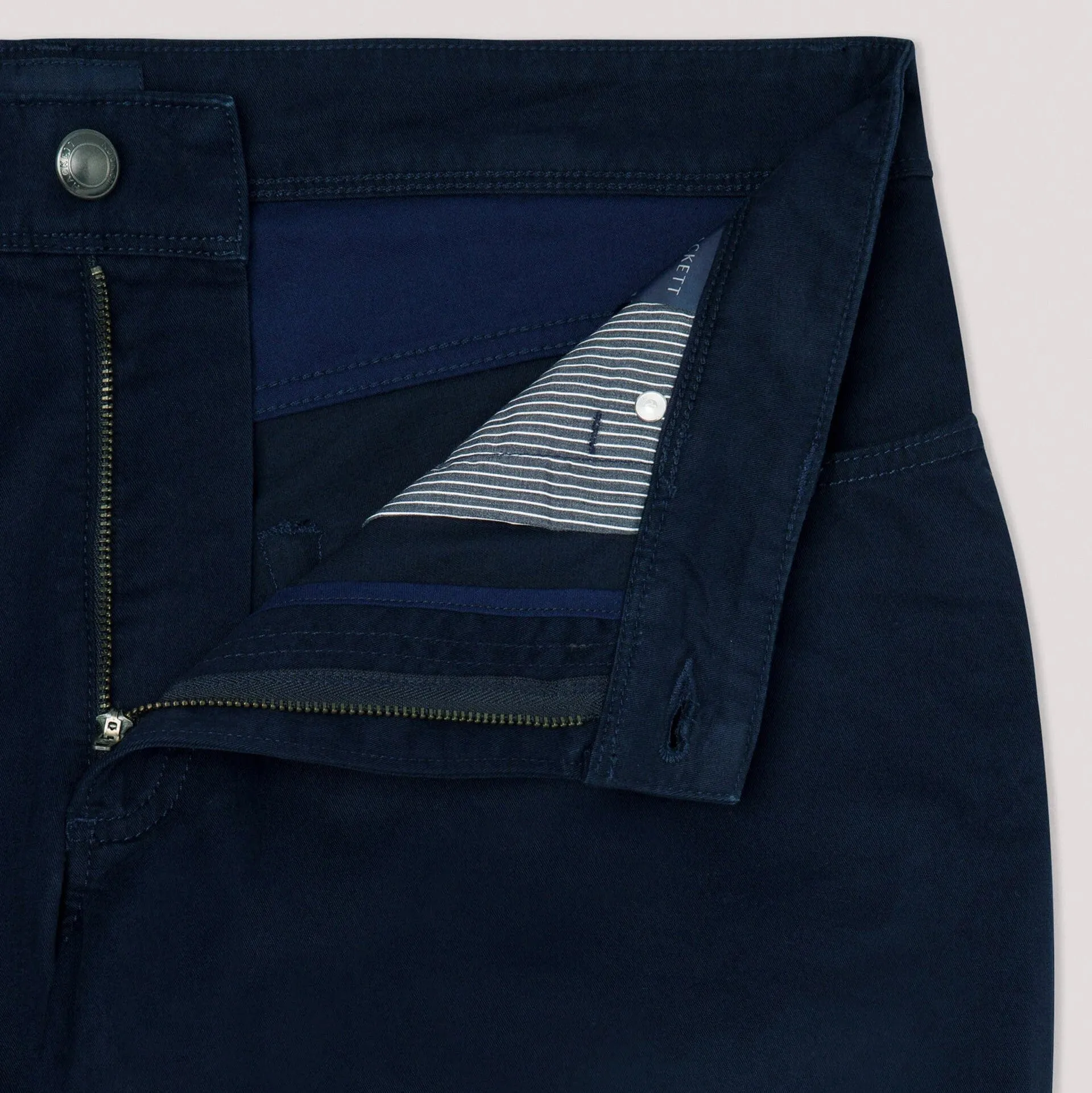 Hackett regular fit trinity 5 pocket In Navy Blazer