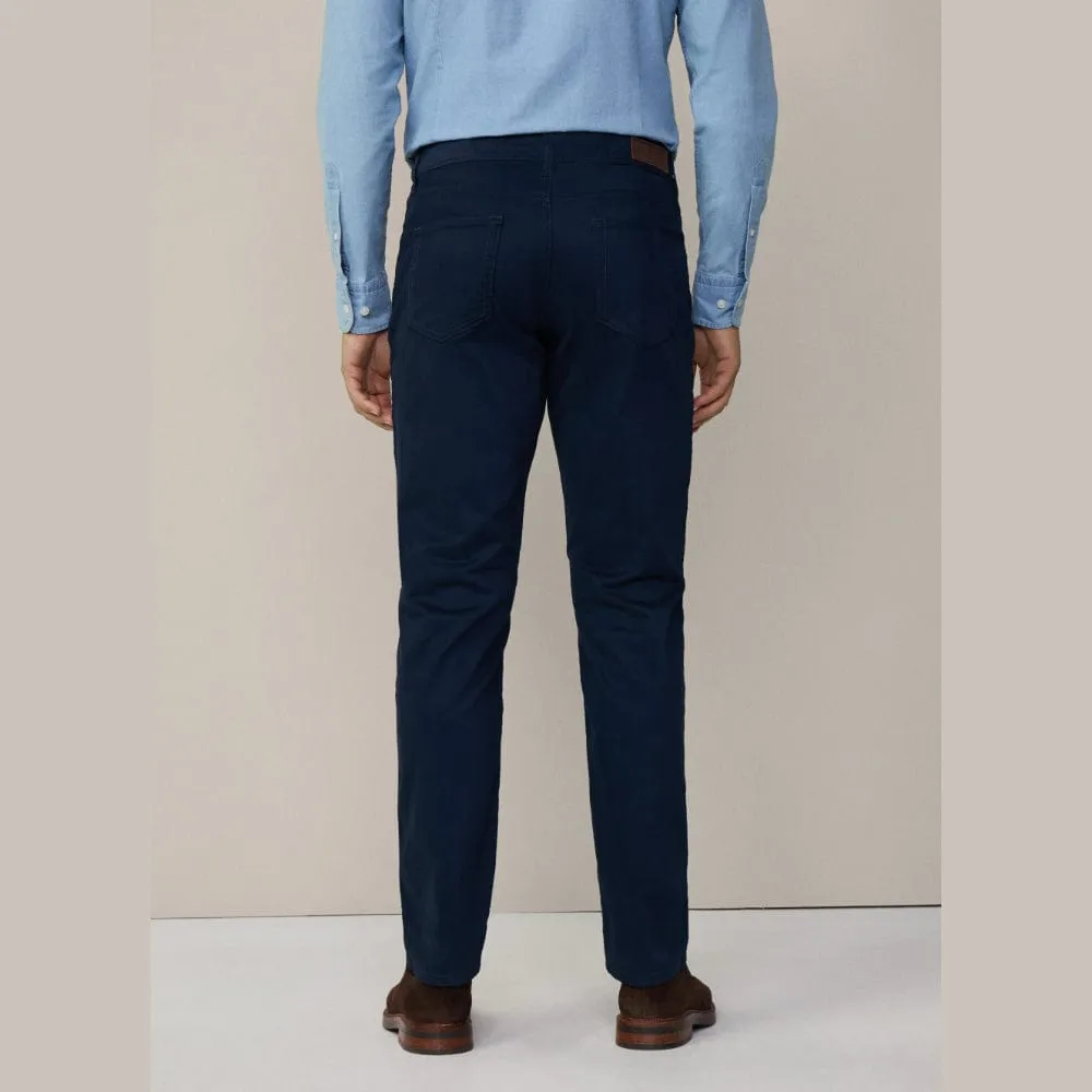Hackett regular fit trinity 5 pocket In Navy Blazer