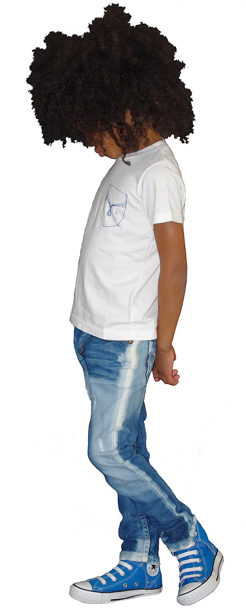 Kids Skinny Jean Unisex -  Milky Way