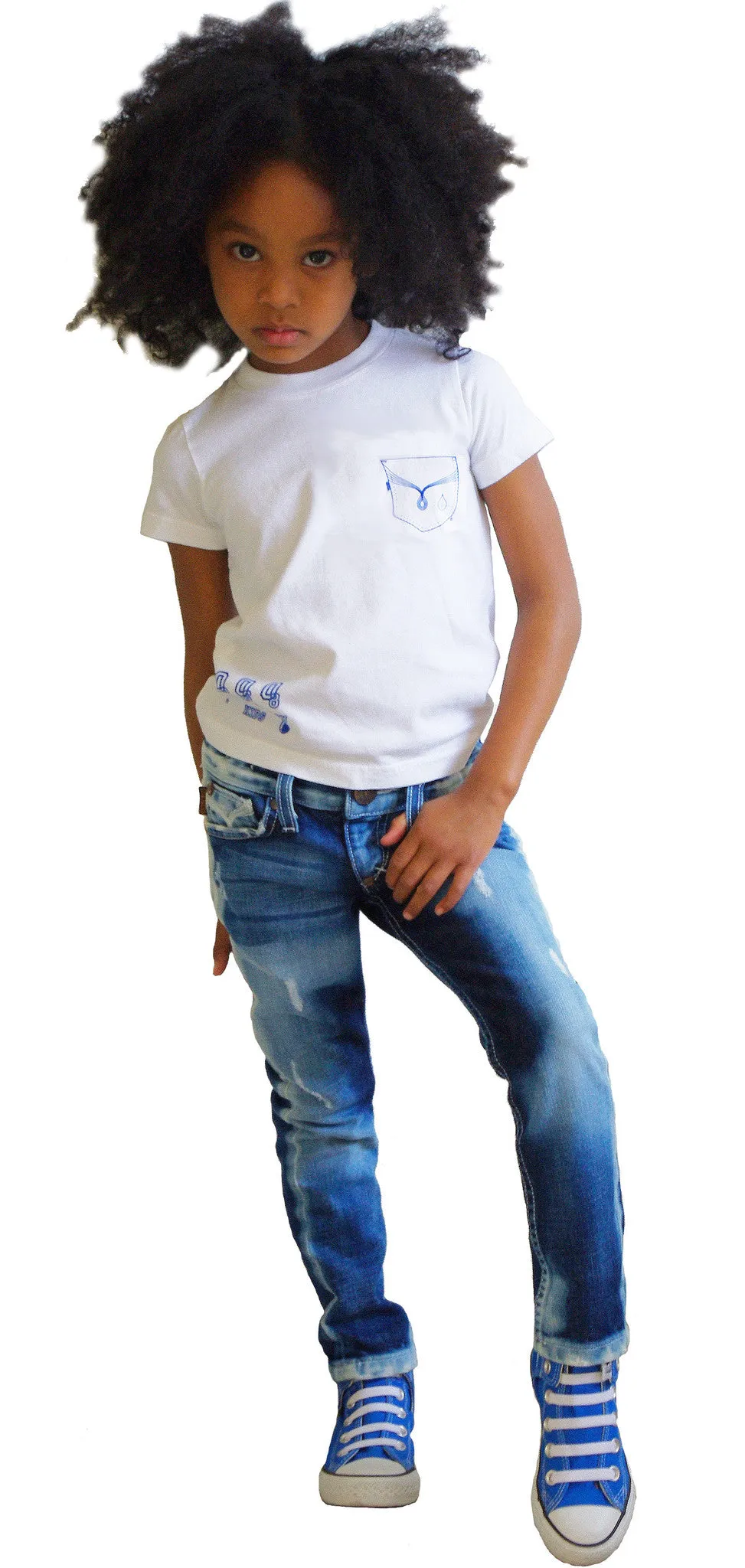 Kids Skinny Jean Unisex -  Milky Way