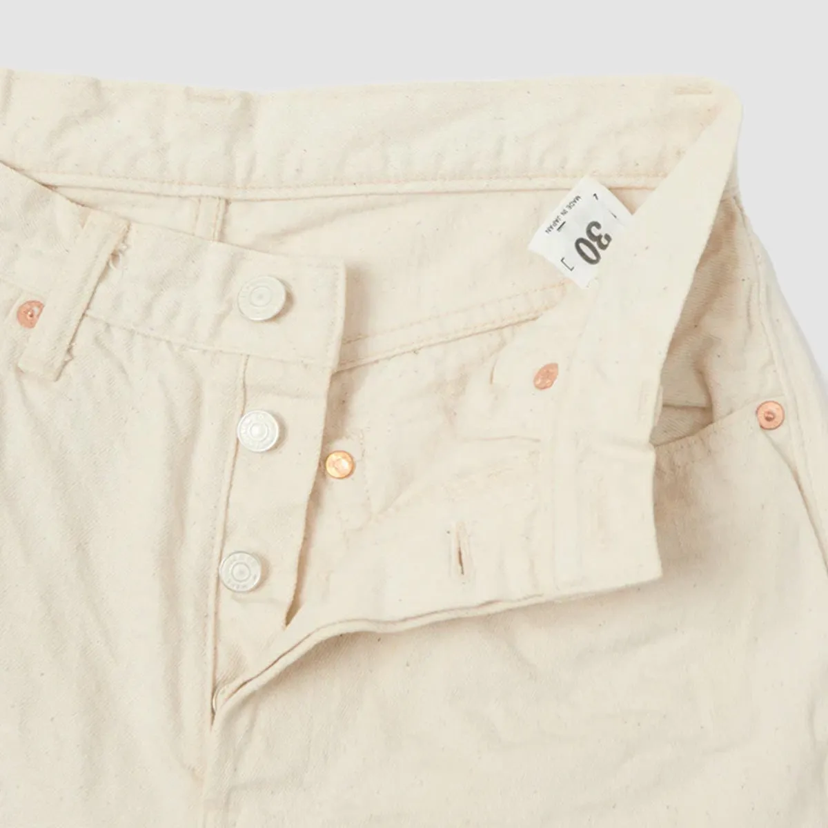 Lot 800XX Standard Fit Denim One Wash - Ecru