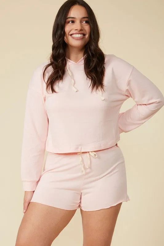 Loungewear French Terry Cropped Hoodie