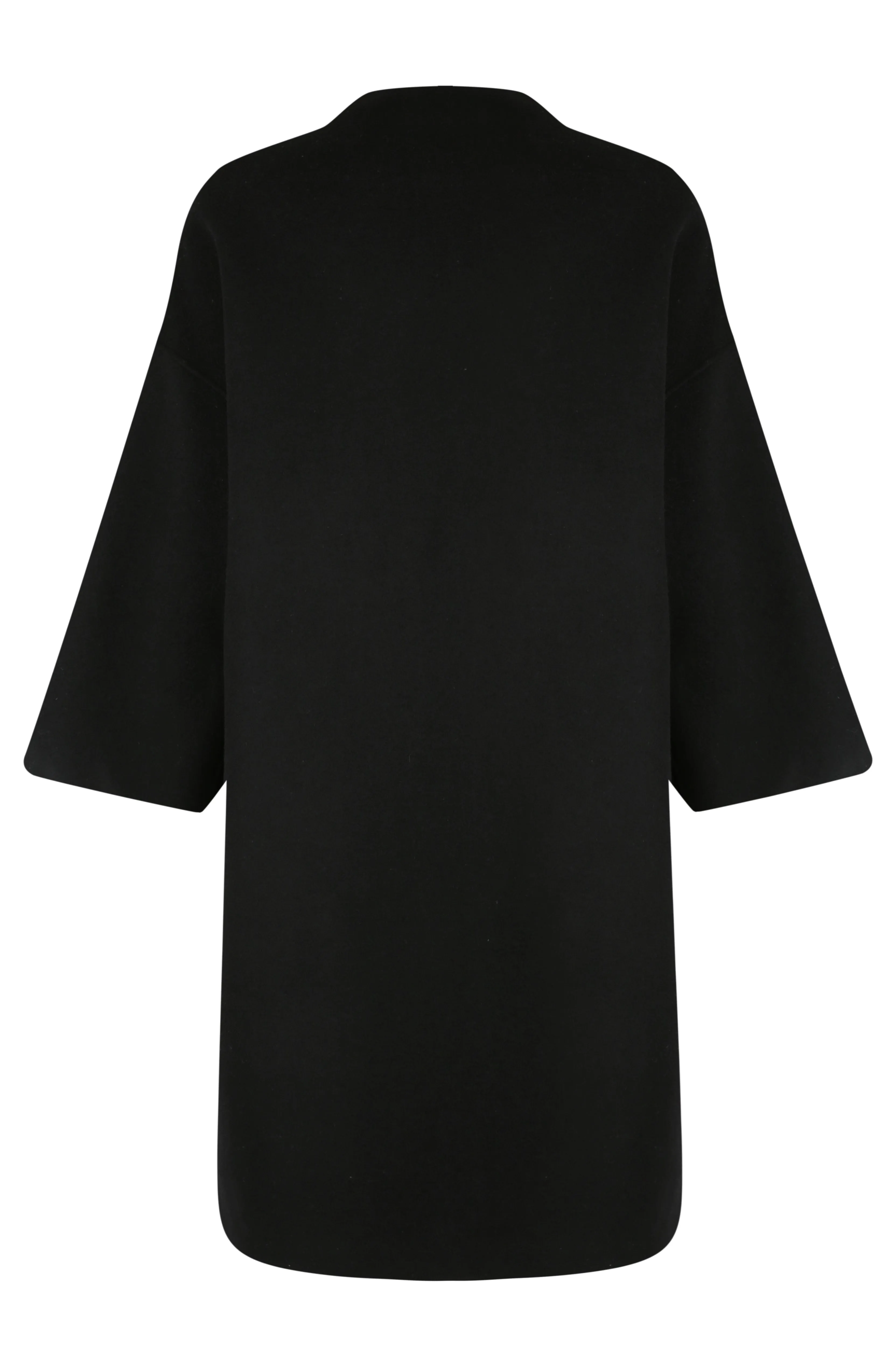 Luda Cocoon Coat - Black