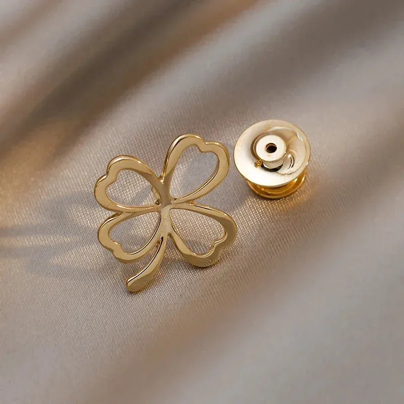 Mallow Leather Brooch Pin