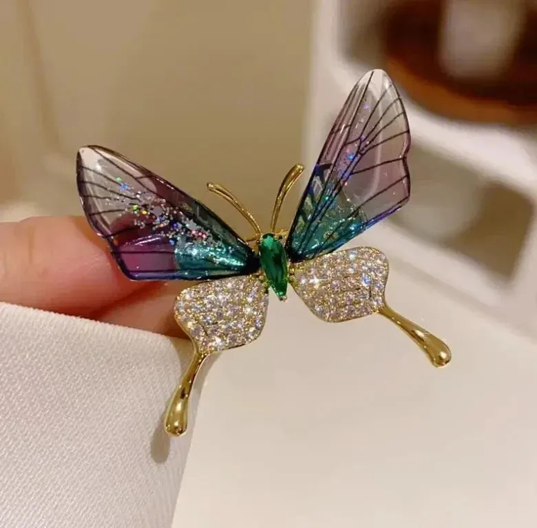 Mallow Leather Brooch Pin