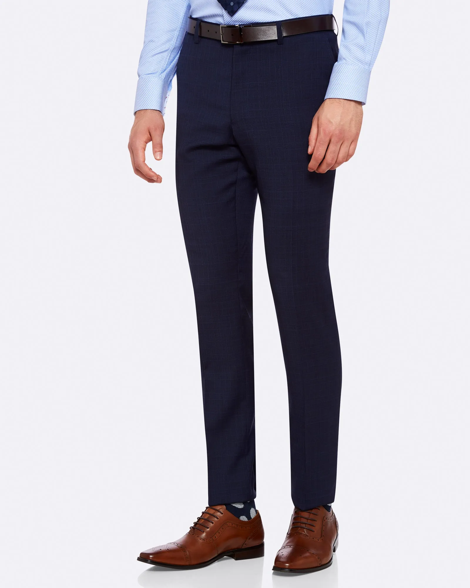 N.Hopkin Wool Streh Suit Trouserx