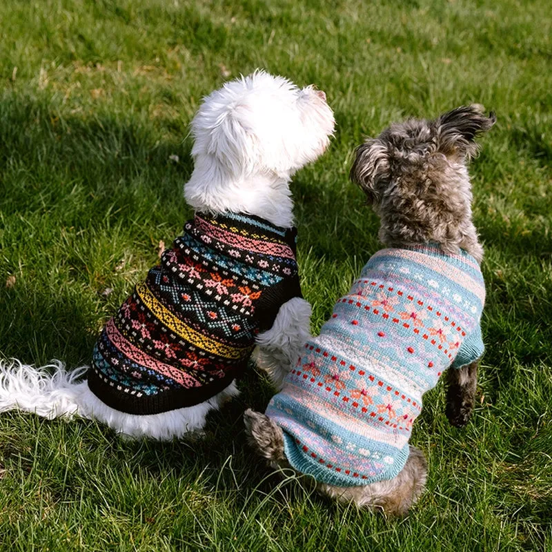 Parker Wool Dog Sweater Vintage Design