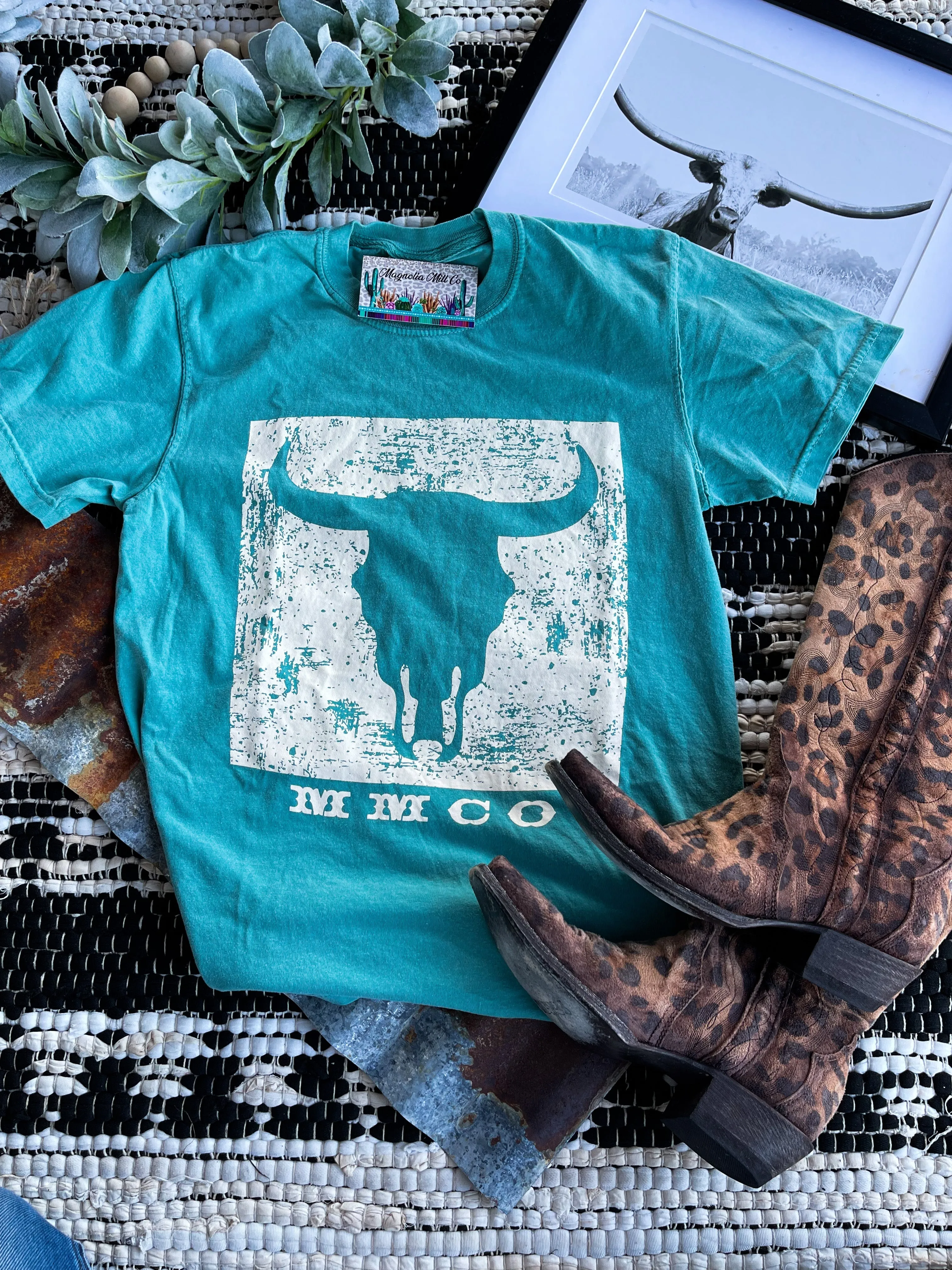 Seafoam MMCO Square Steer Graphic Tee