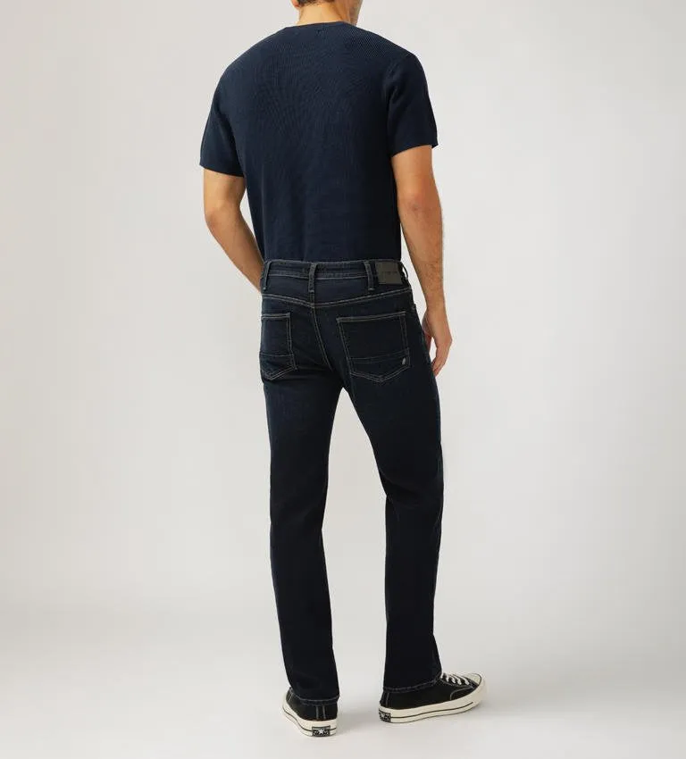 Silver Jeans Mens Indigo Allan Slim Fit Straight Leg Jeans