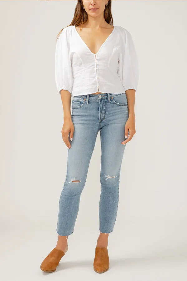 Silver Most Wanted Straight Leg Jeans