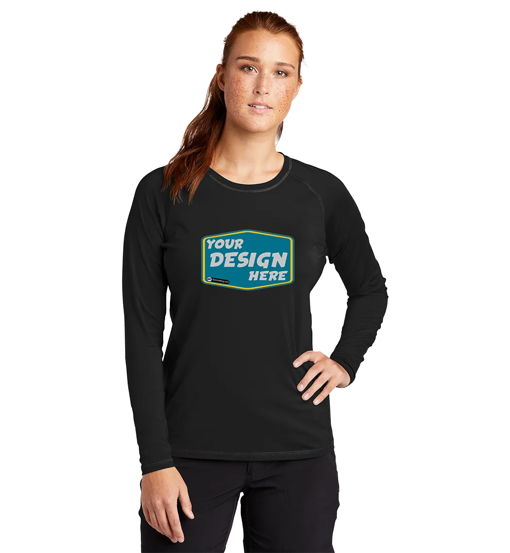 SPORT-TEK Custom Ladies Long Sleeve Rashguard Tee